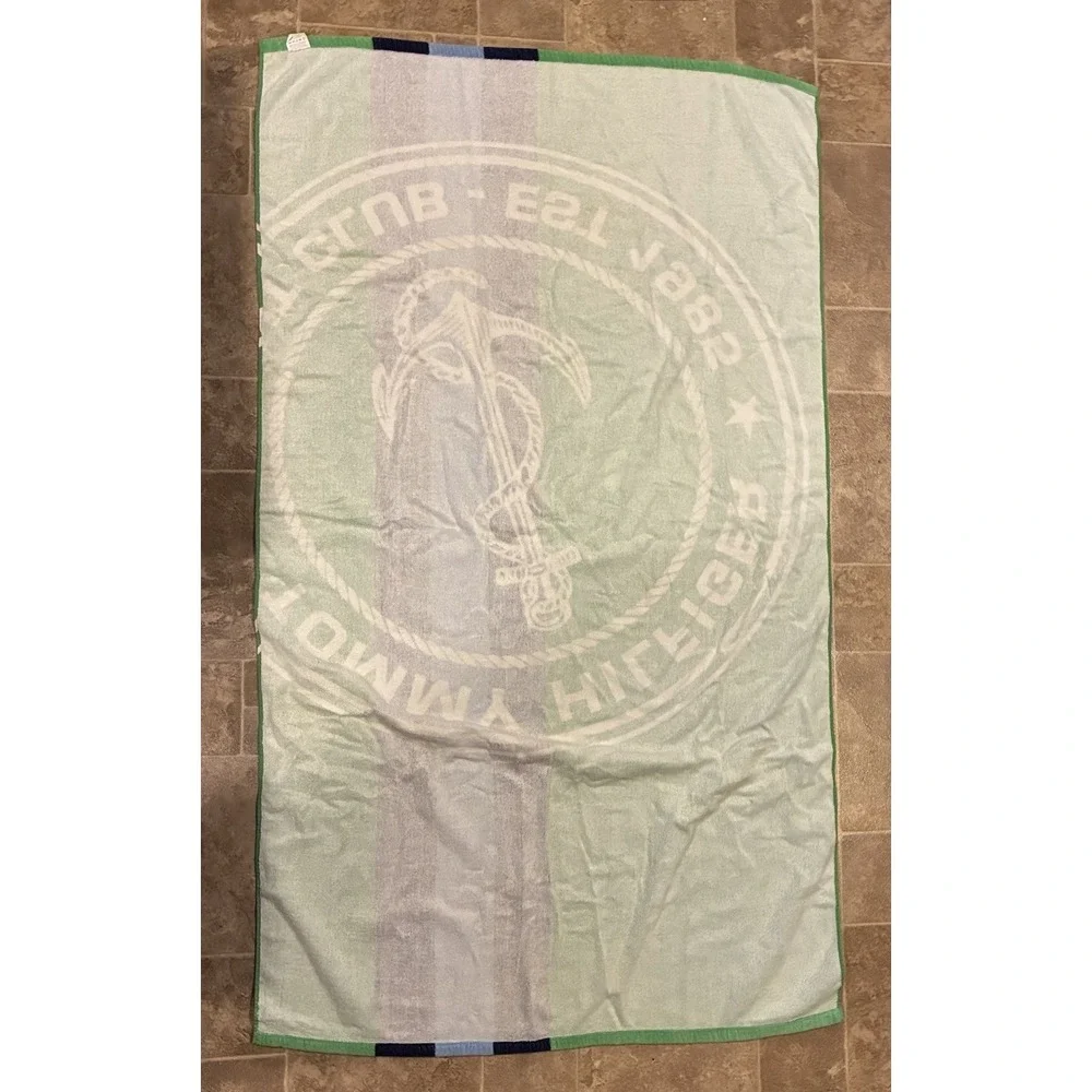 Vintage Tommy Hilfiger Beach Towel Nautical 40X70‎ inches